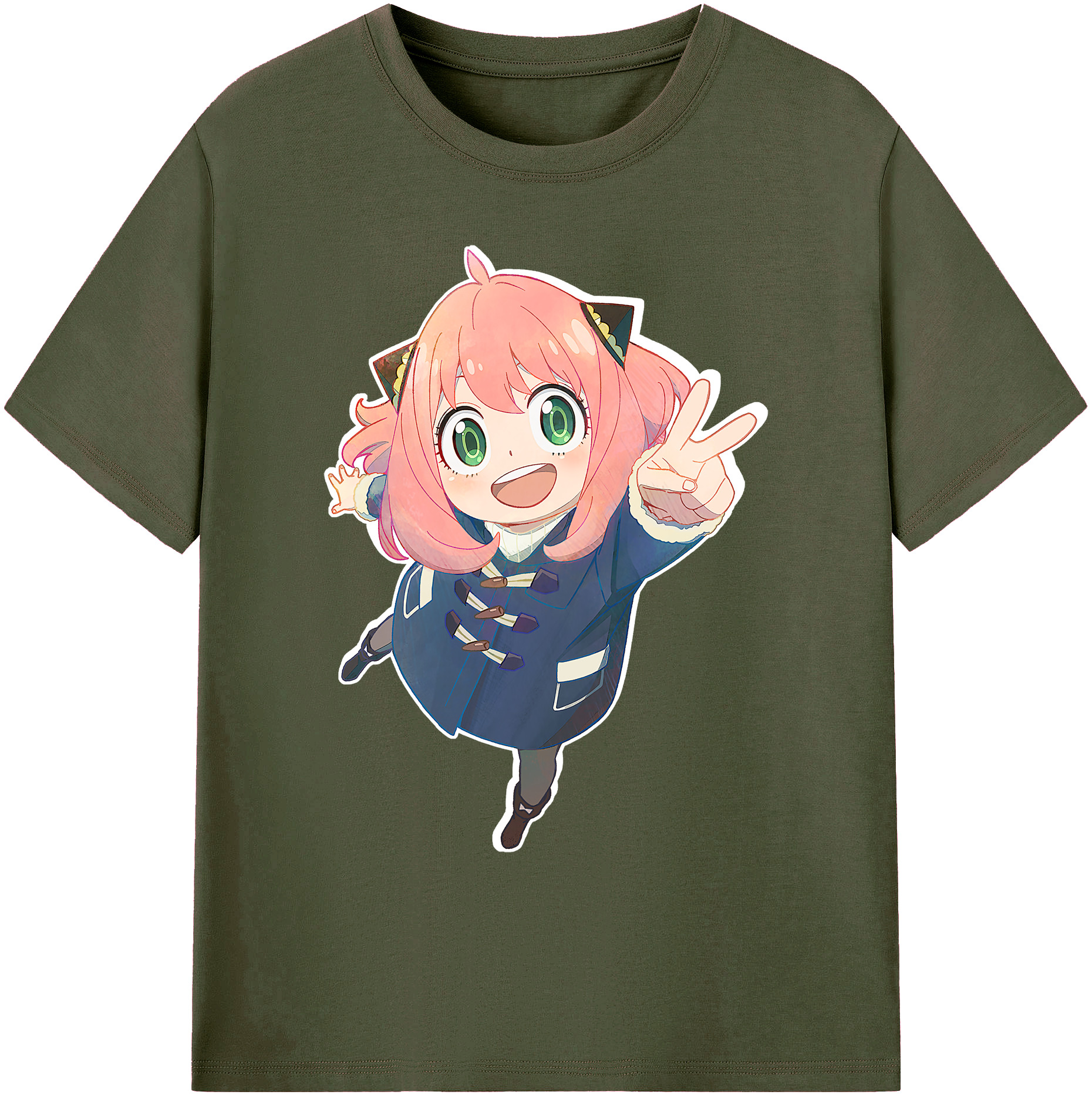 （画像用） SPY×FAMILY间谍家家酒 綿100％ メンズ半袖Tシャツ｜肌触りやわらか＆通気性
